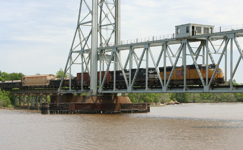 WB freight heading for the yard